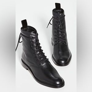 SCHUTZ Black Combat & Moto Boots